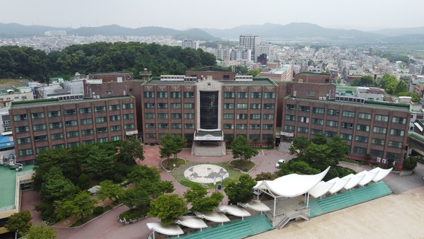 학교법인 동산학원이 경기교육감을 상대로 제기한 자사고 지정취소처분 취소소송에서 안산 동산고에 대한 자율형사립고 취소 처분을 취소한다고 판시했다. 사진은 안산 동산고 전경. (사진=김소영 기자)