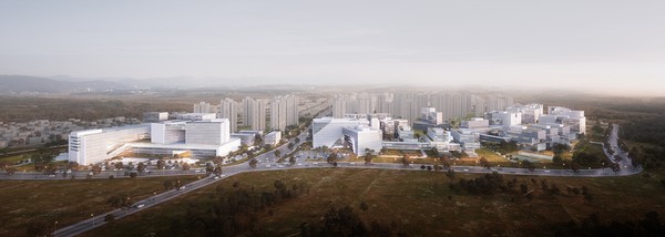 파주시가 운정신도시 인근 서패동 일원 45만㎡에 1조 6000억 원을 들여 추진 중인 ‘파주메디컬클러스터’ 조성사업이 당초 계획대로 진행되고 있어 2024년 모든 공사가 완료될 방침이다. (사진제공=파주시청)