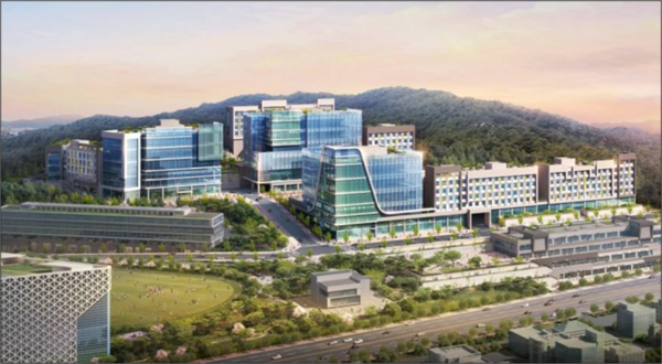 용인시는 지난 28일 처인구 역북동과 수지구 죽전·상현동에 지식산업센터 3곳을 유치해 공장설립 인허가 절차를 완료했다. 사진은 처인구 역북동 지식산업센터 조성 조감도. (사진제공=용인시청)