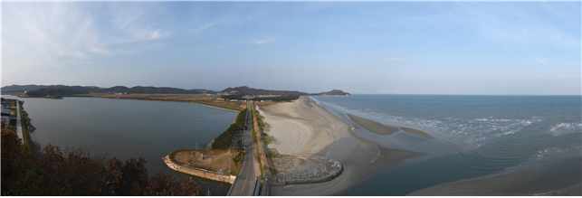백령공항 건설 예정 부지. (사진제공=옹진군청)