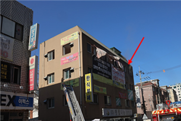 부천시 재개발 명도집행 과정에서 방화로 추정되는 화재가 발생했다. 경찰은 화재원인 등에 대해 수사에 착수했다. (사진제공=경기도소방재난본부)