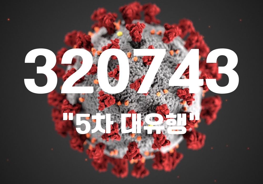 중앙방역대책본부는 31일 0시 기준, 국내 발생 신규 확진자는 32만719명, 해외유입 사례 24명 포함 32만743명이 확인돼 지금까지 총 누적 확진자 수는 1309만5631명이라고 밝혔다. (CG=중앙신문)