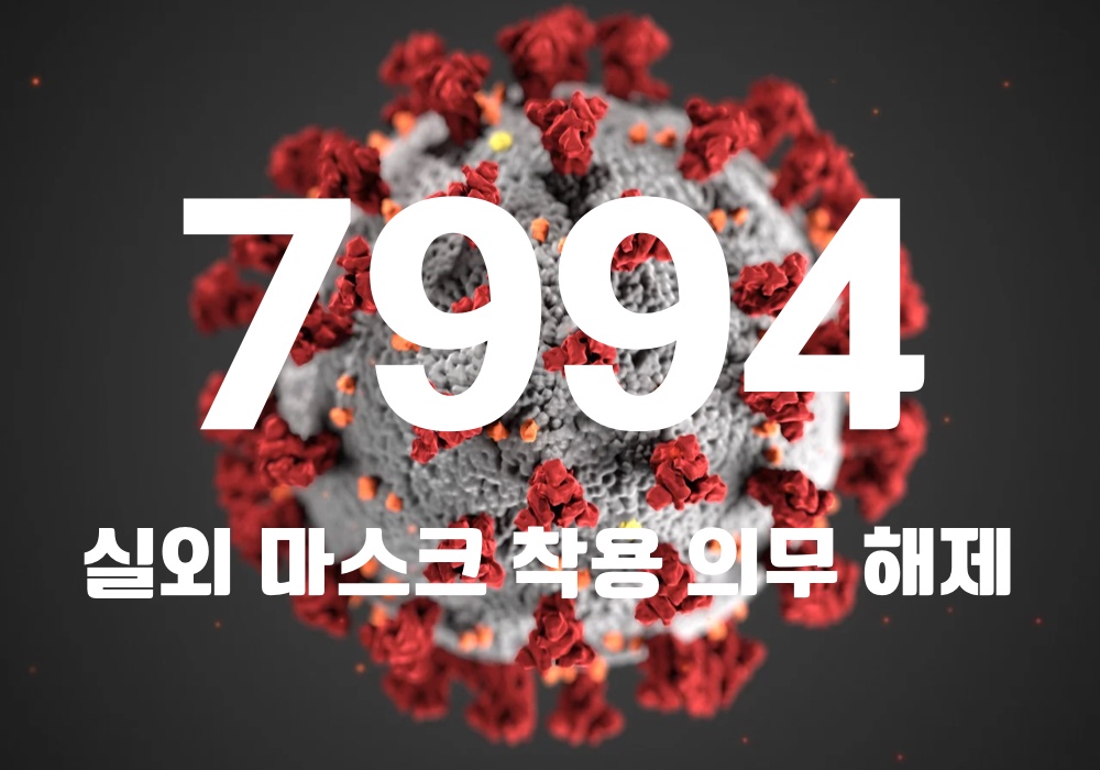 중앙방역대책본부는 16일 0시 기준, 국내 발생 신규 확진자는 7904명, 해외유입 사례 90명 포함 7994명이 확인돼 지금까지 총 누적 확진자 수는 1825만6457명이라고 밝혔다. (CG=중앙신문)