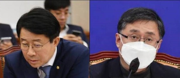 더불어민주당은 31일 중앙당 사무총장과 정책위의장을 임명하고, 본격적인 이재명 체제로의 전환을 시도하며, 혁신적인 당 쇄신에 박차를 가하기 시작했다. 사진 왼쪽부터 조정식 사무총장, 김성환 정책위의장. (사진=중앙신문DB)