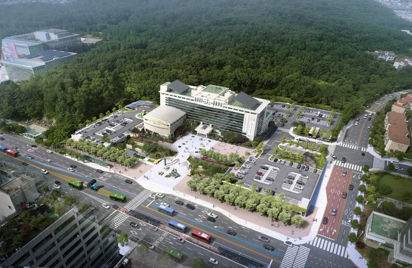 고양특례시 일산동구는 ‘구청사 거점 주차장 증축사업’을 마무리했다. 사진은 고양시 일산동구청사 거점 주차장 조감도. (사진제공=고양시청)
