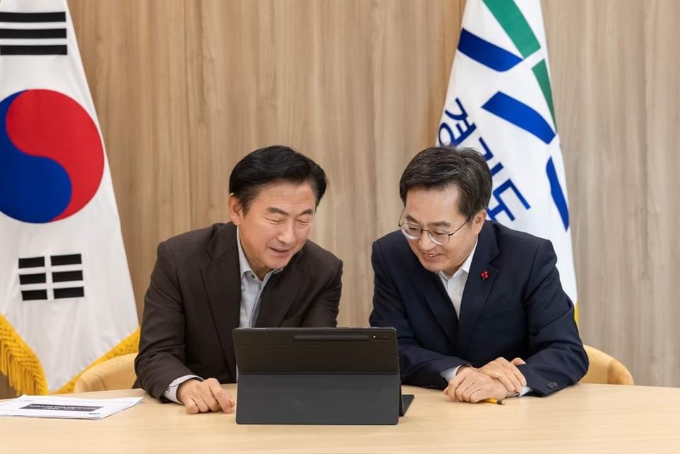 김동근 의정부시장이 김동연 경기도지사가 의정부시 현안에 대한 높은 관심을 보여주고, 의정부시 현안에 대해 적극 지원할 수 있도록 노력해 주기로 했다고 밝혔다. (사진=김동근 의정부시장 페이스북)