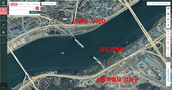 구리시는 세종∼포천 고속도로 구리∼안성간 공사구간중 한강횡단교량 명칭에 대해 “구리대교”가 당연하다고 입장을 표명했다. (사진제공=구리시청)