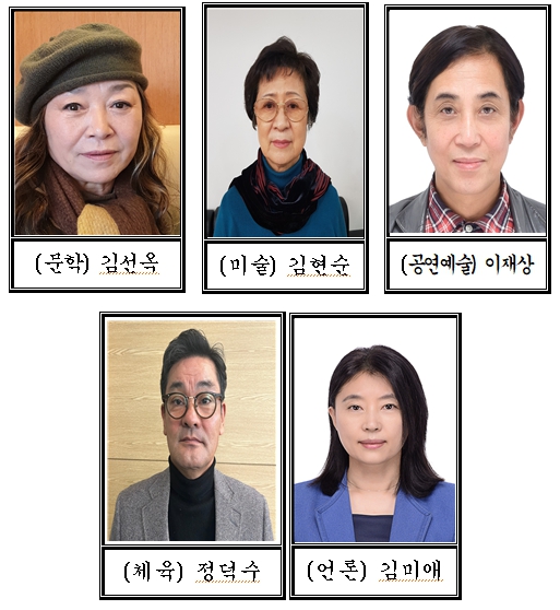 2022년도 제40회 인천시문화상 수상자 5명이 선정됐다. (사진제공=인천시청)