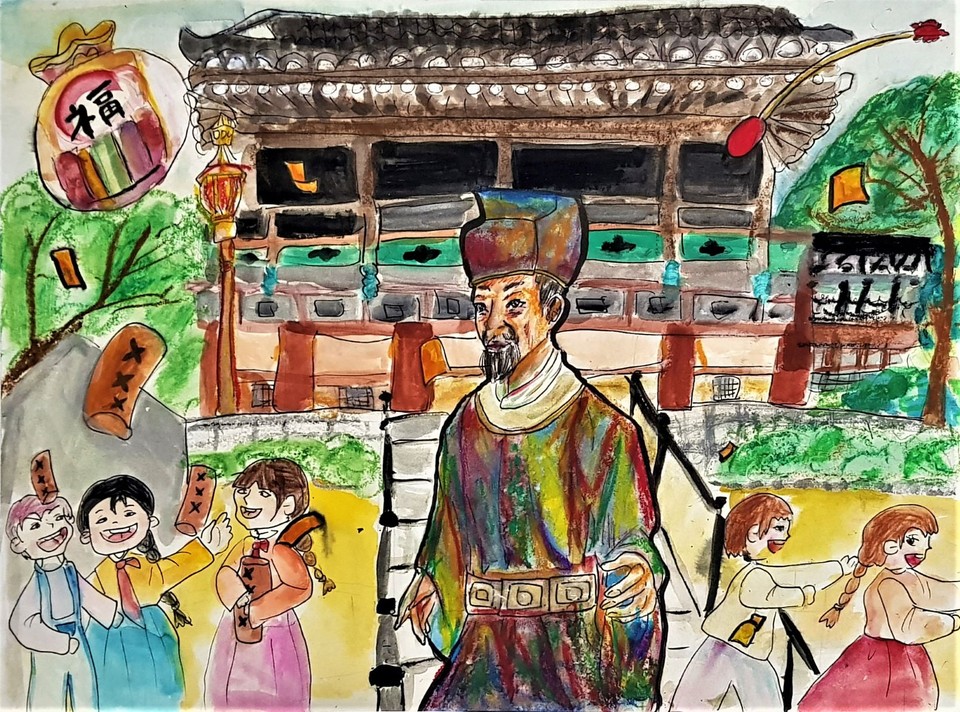 대상 수상작. 권민주(안흥초 6).