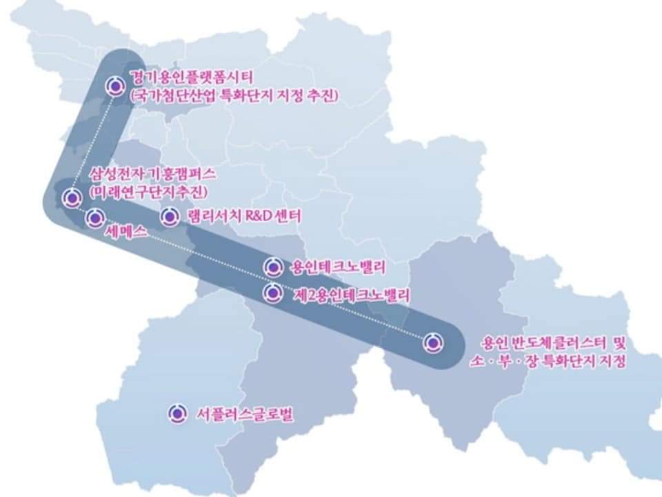 용인특례시가 정부예산 500억원을 확보하면서 반도체클러스터 조성사업에 탄력을 받게됐다. (사진=이상일 용인시장 페이스북)