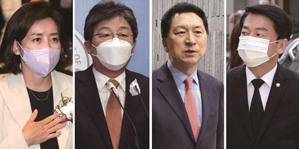 국민의힘 차기 당대표 선호도 조사에서 나경원 전 의원이 1위를 기록한 가운데 국민의힘 지지층을 포함한 전체 조사에선 유승민 전 의원이 선두권을 달리고 있어 관심이다. (사진=중앙신문DB)