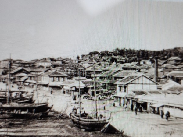 구한말 인천항전경. (사진제공=중구청)