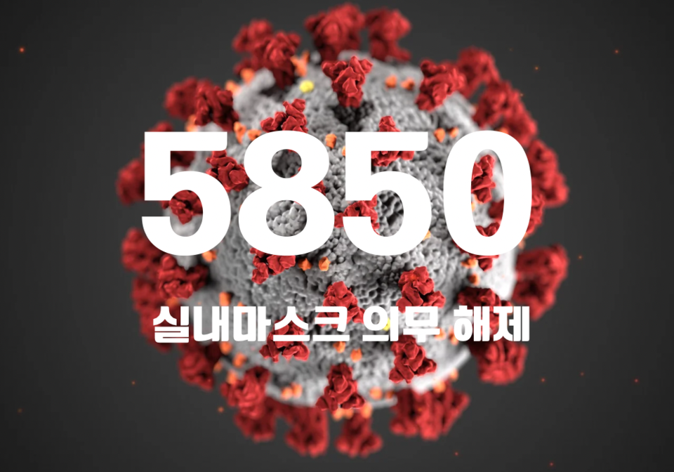 중앙방역대책본부는 6일 0시 기준, 국내 발생 신규 확진자는 5830명, 해외유입 사례 20명 포함 5850명이 확인돼 지금까지 총 누적 확진자 수는 3026만3261명이라고 밝혔다. (CG=중앙신문)