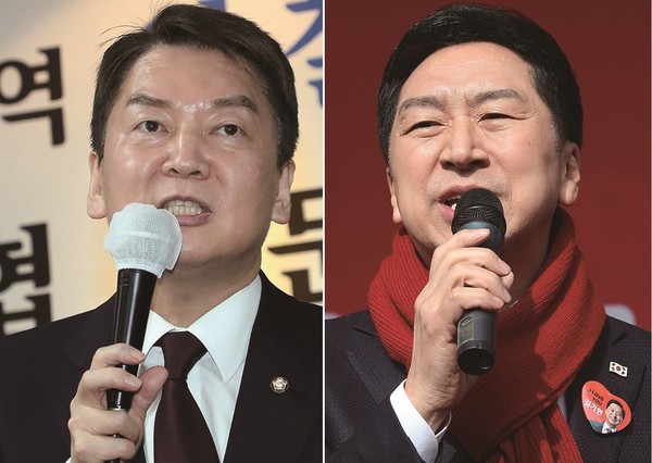 국민의힘 당권주자인 안철수 의원이 김기현 의원을 어차범위 내(7.3%)에서 추월했다는 여론조사 결과가 발표돼 귀추가 주목된다. (사진=중앙신문DD)