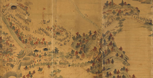 수원화성박물관이 수원유수부 승격 230주년 기념 테마전 ‘수원유수 납시오!’를 19일부터 8월 6일까지 연다. 사진은 화성전도 일부.
