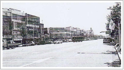 인천공설운동장에서 바라본 숭의동 전경. (사진제공=미추홀구청)