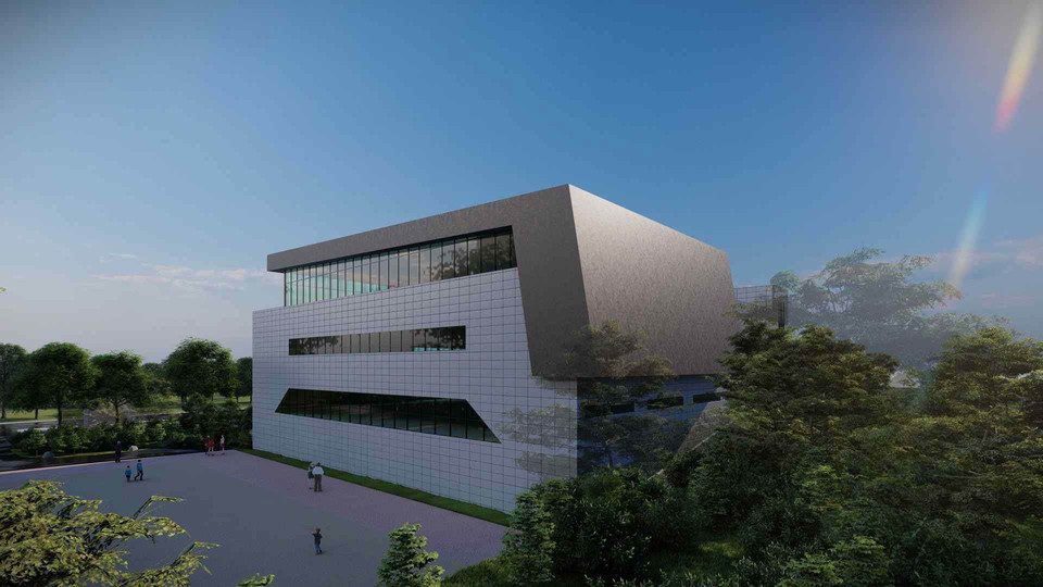 용인특례시가 290억원이 투입되는, 교육부의 ‘2023년 학교복합시설 공모 사업’에 처인구 백암면 백암초등학교 ‘백암복합문화센터’ 조성 사업이 최종 선정됐다고 밝혔다. 사진은 백암복합문화센터 조감도. (사진제공=용인시청)