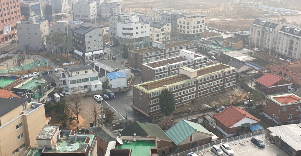 9일 오전 LH가 최근 컨설팅을 마친 김포풍무역세권개발 사업부지 인근인 사우동 412의 1 일대 전경. (사진=권용국 기자)