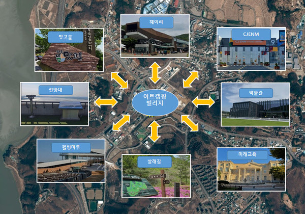 2024년 파주시 관광 행정의 키워드는 ‘캠핑관광도시’란 단어로 집약될 전망이다. 사진은 아트캠핑장 빌리지. (사진제공=파주시청)