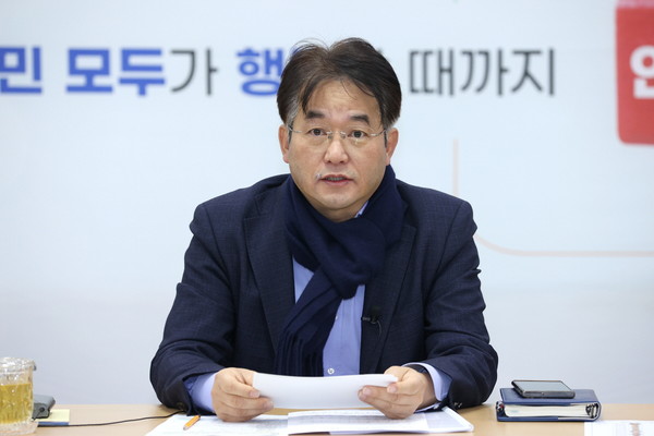 이동환 고양특례시장이 20일 고양시청 간부회의에서 동절기 3안(안전·안정·안심) 행정 추진을 당부했다. 사진은 이동환 고양특례시장. (사진제공=고양시청)