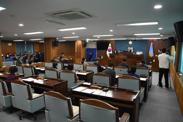 인천 미추홀구의회가 30일 제1차 본회의를 시작으로 2024년도 제278회 임시회를 개회했다. (사진제공=미추홀구의회)