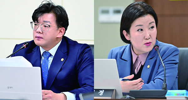 파주시의회 자치행정위 소속 더불어민주당 목진혁·이혜정 의원이 발의한 조례안이 지난 11일 ‘제245회 임시회’에서 해당 상임위를 통과해 주목된다. 사진 왼쪽부터 목진혁·이혜정 의원. (사진=중앙신문DB)