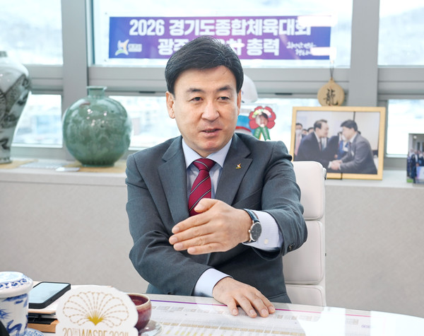 방세환 광주시장은 “지역사회와의 소통과 협력을 바탕으로 지역 체육 문화를 함께 키워가겠다”고 말했다. 사진은 방세환 광주시장. (사진제공=광주시청)