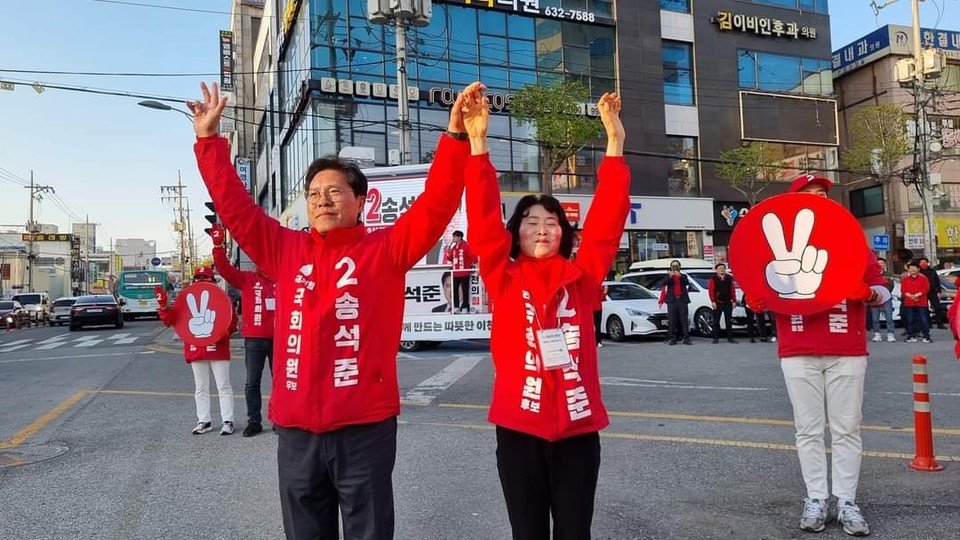 이천시 선거구 국민의힘 송석준 후보가 3선 고지에 올랐다. (사진=송석준 후보 페이스북)