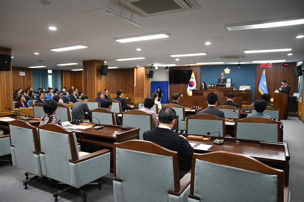 인천 미추홀구의회가 23일 제1차 본회의를 시작으로 2024년도 제279회 임시회를 개회했다. (사진제공=미추홀구청)