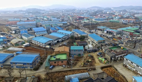 '환경재생 혁신복합단지'로 재탄생될, 김포시 대곶면 거물대리 일대. (사진제공=김포시청)