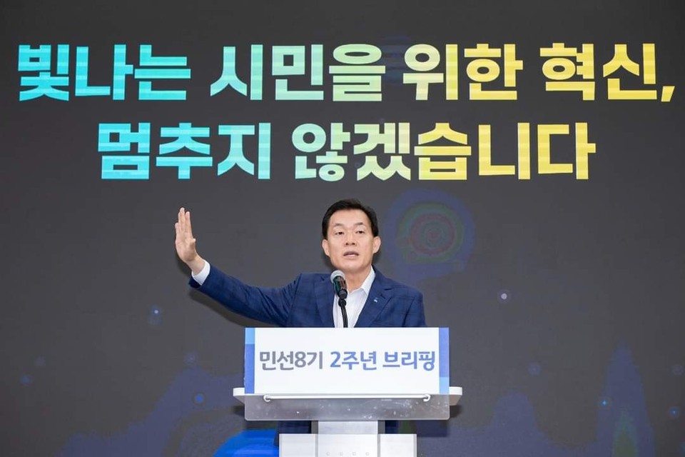 이재준 수원시장은 “공간의 대전환, 경제의 대전환, 시민생활의 대전환으로 ‘수원 대전환’을 시작하겠다”고 밝혔다. (사진=이재준 수원시장 페이스북)