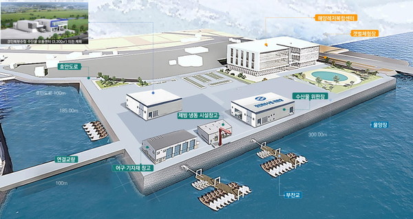 김포시가 대명항 국가어항 지정을 위해 수립한 대명항 개발계회도. (사진제공=김포시청)