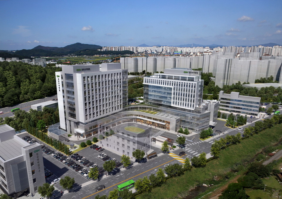 김포우리병원이 건강보험심사평가원에서 최근 발표한 급성기 뇌졸중 적정성 평가에서 99.94점을 받아 4회 연속 최고 등급인 1등급 의료기관으로 선정됐다. 사진은 김포우리병원 전경. (사진제공=김포우리병원)