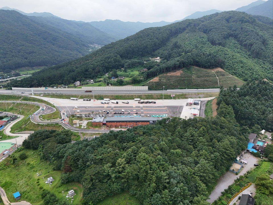 8일 오전 11시30분께 경기도 남양주시 수동면에 위치한 수도권제2순환고속도로 포천방향 수동휴게소를 찾았다. (사진=김광섭 기자)