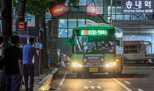 심야전용‘별밤버스’… 오는 8월 24일 4개 노선으로 확대 운행