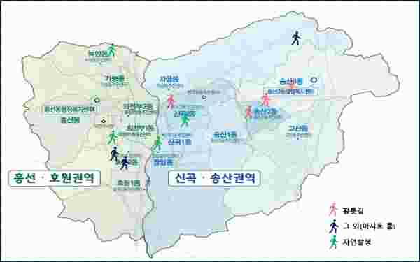 의정부시, ‘맨발의 청춘’ 건강 지키는 도심 속 맨발길