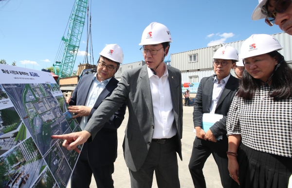 정명근 화성시장, ASML 화성 뉴 캠퍼스 조성 현장점검