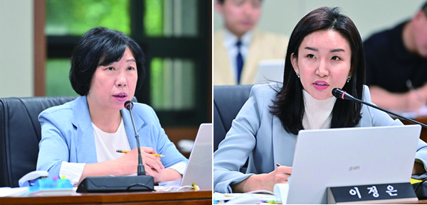 파주시의회 도시산업위와 자치행정위는 소속 의원들이 발의한 각종 조례안을 원안대로 가결했다고 밝혔다. 사진 왼쪽부터 박은주·이정은 의원. (사진=중앙신문DB)