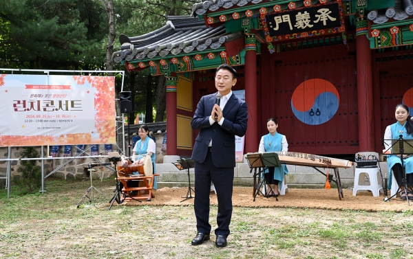김동근 의정부시장, ‘용현산업단지 런치콘서트’ 관람