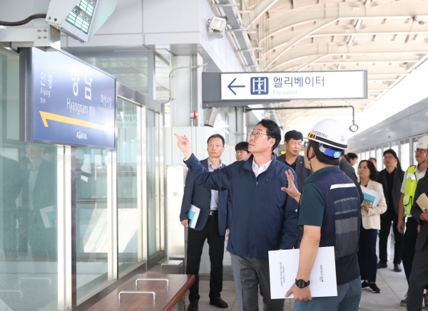 정명근 시장, “철도 없던 서부권에 서해선 개통은 큰 성과.화성시 발전 뒷받침할 것”