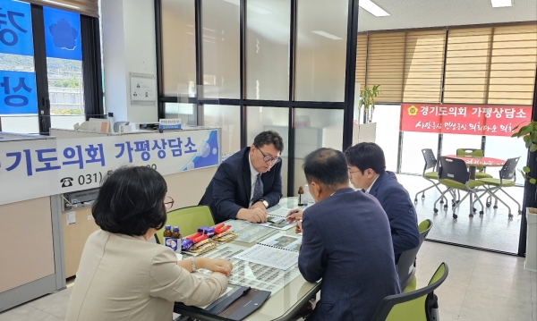 임광현 경기도의원, 가평부군수와 정책정담회 가져