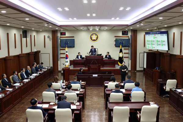 광명시의회가 11일 제289회 임시회를 개회했다. (사진제공=광명시의회)