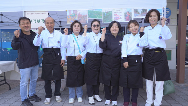 서정대학교는 지난 12일 하나로마트 농협양주농산물유통센터에서 진행한 ‘2024 양주시 사회적경제 나눔장터 기버마켓’에 그린식품가공과 창업동아리 ‘보각보각’이 셀러로 참여했다. (사진제공=서정대학교)