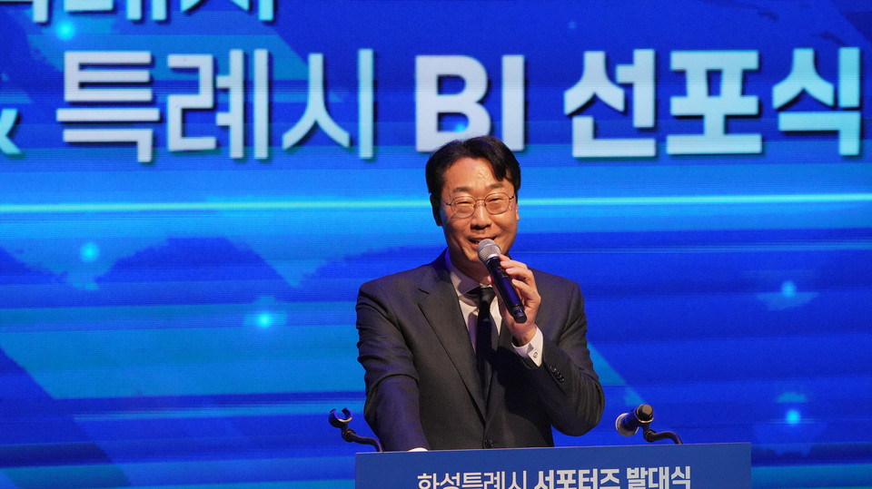 25일 정명근 시장은 “내년 1월1일 특례시 출범은 (화성시의)새로운 출발”이라고 강조했다. (사진=순정우 기자)
