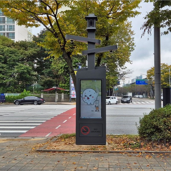 인천 연수구가 전국 최초로 AI(인공지능) 기반 간접흡연방지시스템 구축 사업을 완료하고 지난 11일부터 운영에 들어갔다. (사진제공=연수구)