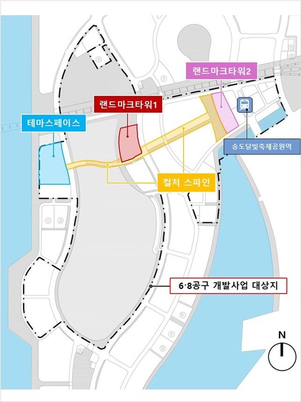 인천경제자유구역을 국제적인 명소로 한 단계 도약시킬 랜드마크시티 조성 사업이 본궤도에 진입했다.  (사진=인천경제청)