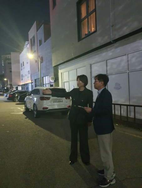 서구청­서구의회 청라동 야간 조명시설 합동점검 실시
