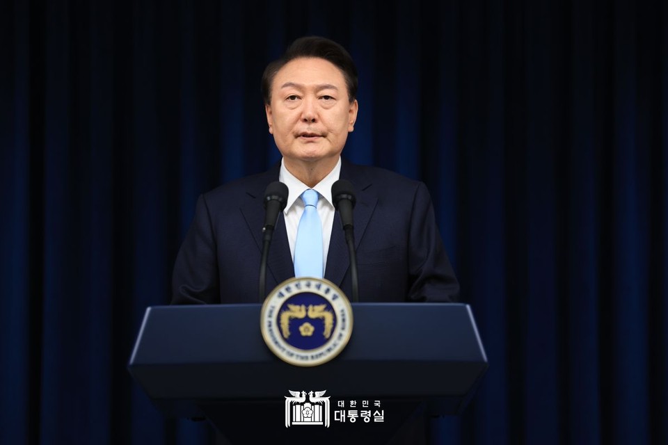 윤석열 대통령이 1일 의대 증원 문제 등 의료개혁의 필요성의 강조하면서 집단행동 중인 의료계를 향해 "이제 그만 집단행동을 중단하고 돌아와 주기 바란다"고 당부했다. (사진제공=대통령실)