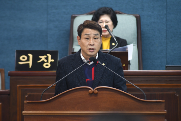 제285회 미추홀구의회 정례회, 전동킥보드 관련 5분 발언