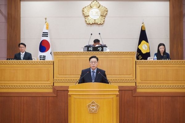강수현 양주시장, 시정연설 통해 ‘2025년 시정운영 방향’ 제시